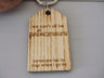 Wooden Gift Key Ring with Engraved "We Can't All Be Princesses, Someone Has To Clap When I Go By" Message